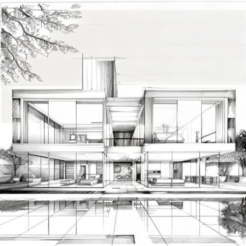 house drawing,modern house,archidaily,modern architecture,arq,architect plan,glass facade,kirrarchitecture,residential house,contemporary,residential,architect,futuristic architecture,architecture,cubic house,ruhl house,arhitecture,dunes house,glass facades,house floorplan,Design Sketch,Design Sketch,Pencil Line Art
