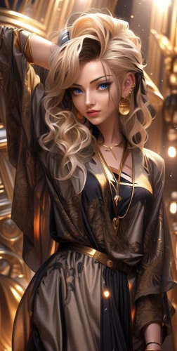 mary-gold,steampunk,lux,libra,jessamine,fantasy portrait,zodiac sign libra,cg artwork,golden crown,gold colored,gold color,black and gold,golden double,rosa ' amber cover,athena,golden haired,elza,portrait background,gold wall,goddess of justice