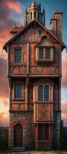 medieval architecture,fairy tale castle,wooden house,house insurance,frederic church,crispy house,castle of the corvin,ancient house,kings landing,knight house,two story house,house,scherhaufa,medieval castle,chateau,gold castle,crooked house,fairytale castle,witch's house,castelul peles,Photography,General,Fantasy