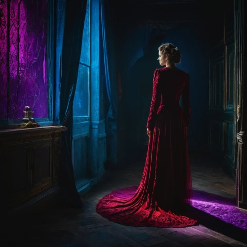 la violetta,red gown,dracula,red cape,lady in red,man in red dress,imperial coat,tilda,gothic portrait,red coat,nero,red-purple,rouge,chateau margaux,cinderella,red,count,abaya,magenta,dark red,Photography,General,Fantasy
