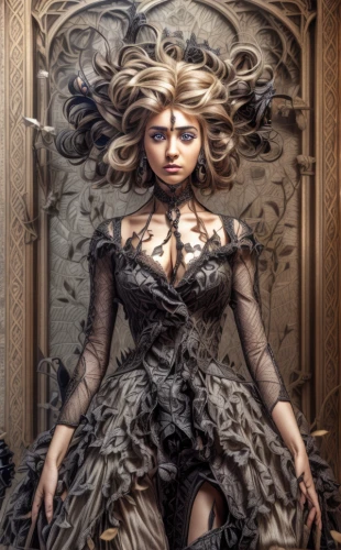 queen cage,celtic queen,the enchantress,marionette,lady justice,gothic portrait,masquerade,the carnival of venice,fantasy woman,gothic fashion,fantasy portrait,fairy tale character,queen of the night,fantasy art,sorceress,gothic dress,gothic woman,goddess of justice,woman of straw,lady of the night