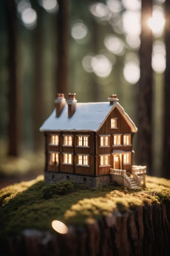 miniature house,house in the forest,fairy house,log home,little house,tilt shift,small house,log cabin,wooden houses,dolls houses,small cabin,wooden birdhouse,wooden house,timber house,home landscape,model house,winter house,wooden hut,wood doghouse,tree house,Photography,General,Cinematic