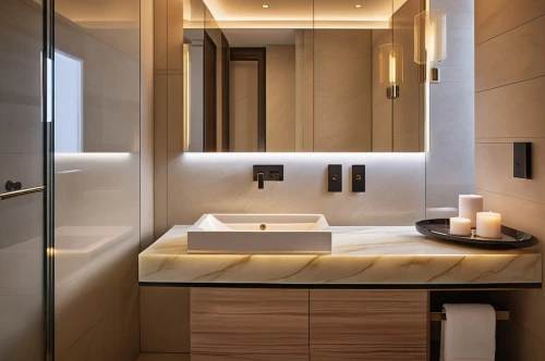 modern minimalist bathroom,luxury bathroom,shower bar,bathroom cabinet,shower base,bathroom,shower door,washbasin,bathtub,under-cabinet lighting,interior modern design,bathtub accessory,washroom,contemporary decor,modern decor,bathroom accessory,room divider,shower panel,modern room,tub