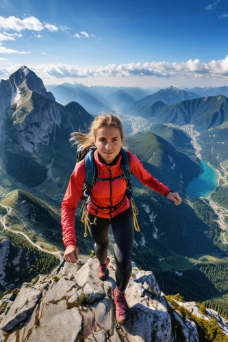 mountain guide,little girl in wind,high-altitude mountain tour,alpine climbing,watzmannfrau,the spirit of the mountains,berchtesgaden national park,mountain hiking,hiking equipment,mountain climber,mountaineering,western tatras,women climber,dachstein,lake lucerne region,leaving your comfort zone,girl and boy outdoor,alpine crossing,free solo climbing,mountaineer,Photography,General,Realistic