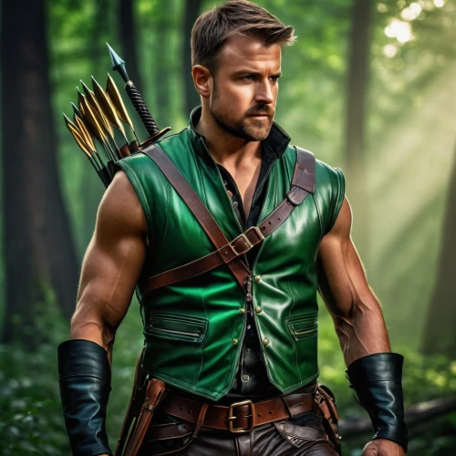 robin hood,arrow set,arrow,awesome arrow,best arrow,wolverine,silver arrow,aquaman,god of thunder,patrol,forest man,bow and arrows,male character,green background,quill,archer,green lantern,gardener,thor,steve rogers,Photography,General,Fantasy