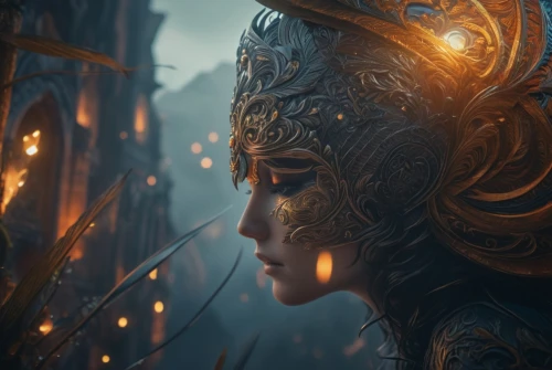 the enchantress,fantasia,fantasy art,athena,fantasy portrait,artemisia,elven,golden crown,headpiece,garuda,cg artwork,priestess,dryad,sorceress,accolade,headdress,3d fantasy,mystical portrait of a girl,full hd wallpaper,artemis,Photography,General,Fantasy