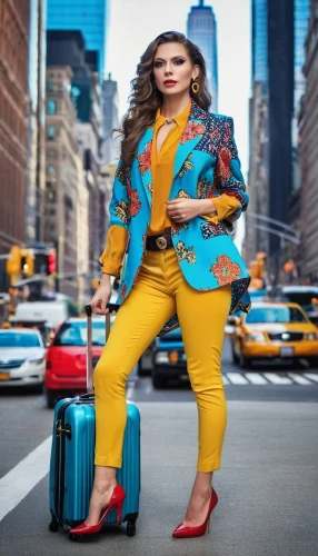 travel woman,woman in menswear,globe trotter,bussiness woman,flight attendant,women fashion,luggage and bags,sprint woman,menswear for women,business woman,new york taxi,globetrotter,leather suitcase,plus-size model,businesswoman,yellow jumpsuit,woman walking,fashion street,suitcase,retro woman,Photography,General,Realistic