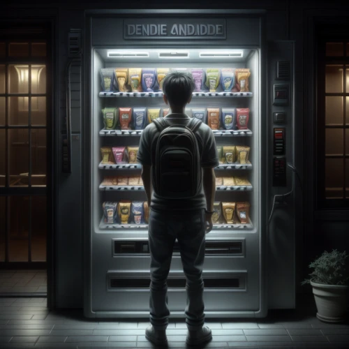 convenience store,vending machine,fridge,vending machines,refrigerator,freezer,fridge lock,soda machine,appliance,locker,pantry,confiserie,grocery,action-adventure game,liquor store,frozen food,soda shop,adventure game,consumer,arrange