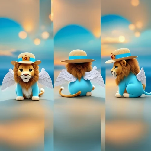 3d teddy,cute cartoon character,skeezy lion,leo,disney character,little lion,zookeeper,lion,baby lion,lion father,toy's story,simba,forest king lion,photo shoot with a lion cub,bob hat,hat retro,kyi-leo,hat,lion white,lion king,Photography,General,Realistic