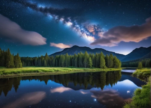 the milky way,milky way,heaven lake,starry night,night sky,milkyway,the night sky,astronomy,salt meadow landscape,starry sky,beautiful landscape,nightscape,mirror in the meadow,nightsky,celestial phenomenon,night image,landscapes beautiful,beautiful lake,starfield,boreal,Photography,General,Realistic