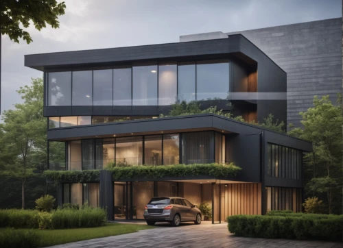 modern house,3d rendering,modern architecture,residential house,residential,contemporary,frame house,luxury property,glass facade,smart home,crown render,luxury home,landscape design sydney,appartment building,eco-construction,render,smart house,residential property,residence,luxury real estate,Photography,General,Realistic