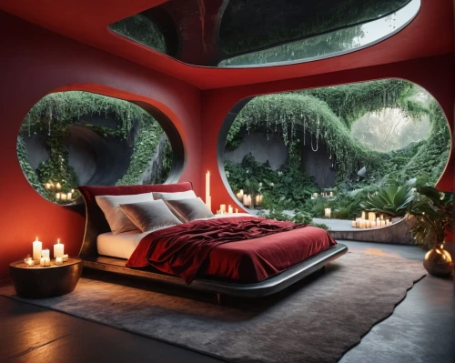 canopy bed,sleeping room,great room,bedroom,tree house hotel,ufo interior,bedroom window,modern room,ornate room,interior design,guest room,lava balls,mosquito net,roof domes,cocoon,mirror house,modern decor,tree house,cabana,boutique hotel,Photography,General,Natural