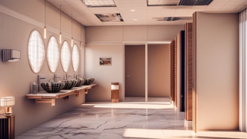 luxury bathroom,3d rendering,modern minimalist bathroom,bathroom,3d render,render,washroom,3d rendered,rest room,hallway space,shower base,the tile plug-in,daylighting,sky space concept,3d model,shower door,crown render,3d mockup,japanese-style room,renovation
