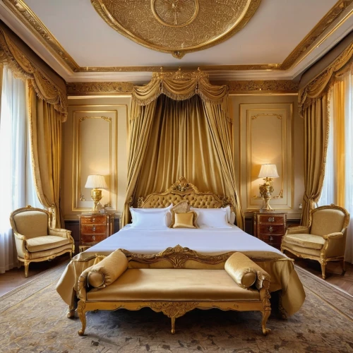 ornate room,napoleon iii style,great room,luxury hotel,luxurious,luxury,four-poster,four poster,venice italy gritti palace,danish room,sleeping room,royal interior,casa fuster hotel,emirates palace hotel,boutique hotel,hotel de cluny,savoy,bridal suite,grand hotel,luxury bathroom,Photography,General,Realistic