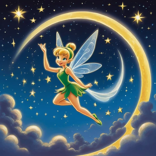 fairies aloft,fairy,child fairy,little girl fairy,faerie,fairy dust,rosa ' the fairy,fairies,rosa 'the fairy,faery,elves flight,pixie,fairy tale character,fairy galaxy,evil fairy,fairy queen,flying girl,cupido (butterfly),fairy world,moonbeam,Illustration,Children,Children 01