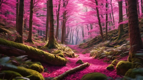 fairy forest,fairytale forest,germany forest,forest floor,forest of dreams,forest landscape,enchanted forest,elven forest,forest glade,pink grass,holy forest,cartoon forest,forest path,forest,fir forest,fantasy landscape,japan landscape,coniferous forest,the forest,deciduous forest,Photography,General,Natural