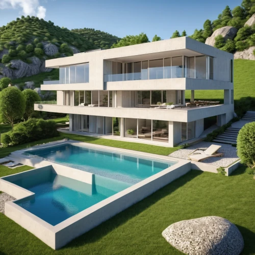 modern house,3d rendering,luxury property,modern architecture,render,holiday villa,dunes house,luxury home,villa,pool house,bendemeer estates,luxury real estate,3d render,contemporary,3d rendered,private house,beautiful home,mansion,modern style,house by the water,Photography,General,Realistic