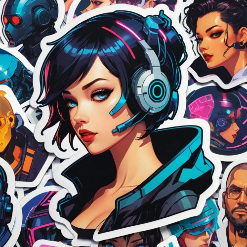 stickers,transistor,party icons,vector people,sticker,icon collection,download icon,the fan's background,monsoon banner,day of the dead icons,icon set,badges,head icon,game illustration,avatars,game art,shipping icons,steam icon,x-men,set of icons,Unique,Design,Sticker