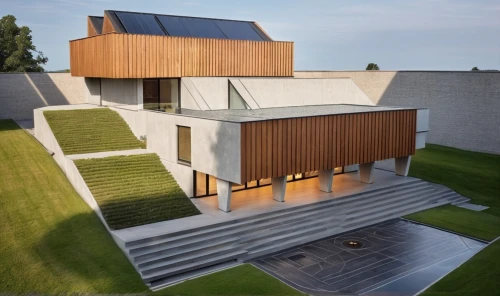 modern house,corten steel,modern architecture,grass roof,dunes house,archidaily,cubic house,danish house,turf roof,flat roof,folding roof,roof landscape,eco-construction,residential house,timber house,house shape,3d rendering,house hevelius,cube house,frisian house,Photography,General,Realistic