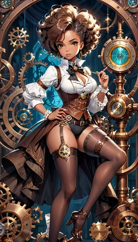 steampunk,clockmaker,candela,euphonium,key-hole captain,baroque angel,cavalier,fantasia,angelica,venetia,sterntaler,brown sailor,artemisia,baroque,minerva,honmei choco,zodiac sign libra,sextant,galleon,vane,Anime,Anime,General