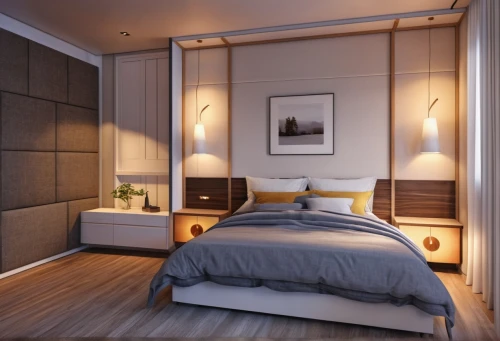 room divider,modern room,bedroom,guest room,3d rendering,guestroom,sleeping room,modern decor,render,canopy bed,danish room,search interior solutions,contemporary decor,walk-in closet,interior modern design,great room,interior decoration,japanese-style room,bed frame,hinged doors,Photography,General,Realistic