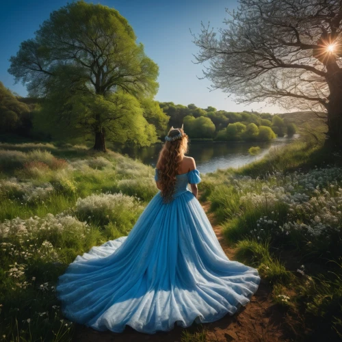 ballerina in the woods,girl in a long dress,fairytale,celtic woman,fairy tale,a fairy tale,cinderella,enchanting,enchanted,faerie,fairy queen,fantasy picture,children's fairy tale,ball gown,faery,fairy tale character,hoopskirt,fairy forest,fairy tales,fairytales,Photography,General,Fantasy