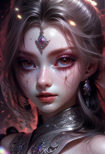 fantasy portrait,fae,fantasy art,faery,violet head elf,mystical portrait of a girl,cassiopeia,evil fairy,faerie,jaya,elven,starflower,fairy tale character,zodiac sign libra,the enchantress,fairy queen,violet eyes,sorceress,elza,star mother