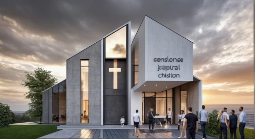 archidaily,modern architecture,pilgrimage chapel,hathseput mortuary,modern house,modern building,contemporary,mortuary temple,house of prayer,arhitecture,3d rendering,modern office,new building,school design,houston methodist,kirrarchitecture,synagogue,modern,metal cladding,jewelry（architecture）,Photography,General,Realistic