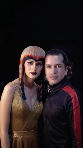 kapparis,3d albhabet,singer and actress,vilgalys and moncalvo,social,cirque du soleil,photo studio,makeup artist,ventriloquist,two people,beautiful couple,photography studio,nazca,costumes,cgi,chromakey,ganmodoki,halloween2019,halloween 2019,cabaret