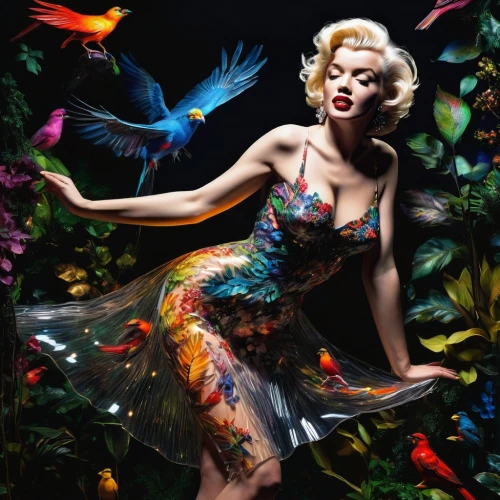 ornamental fish,tropical fish,betta splendens,color feathers,bird of paradise,rainbow butterflies,fairy queen,fashion illustration,body painting,bodypainting,tilda,ornithology,flower fairy,tropical birds,butterfly floral,mermaid background,fighting fish,marylyn monroe - female,horoscope pisces,garden of eden,Photography,Artistic Photography,Artistic Photography 02