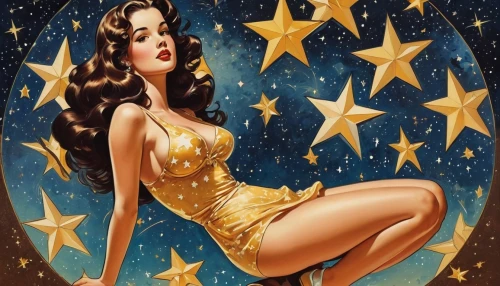 retro pin up girl,christmas pin up girl,pin ups,retro pin up girls,the stars,star mother,pin up,pin up girl,pin-up girl,stars,horoscope libra,star chart,starry,constellation lyre,pin-up,pin up christmas girl,star sign,star illustration,pinup girl,celestial body,Illustration,American Style,American Style 08