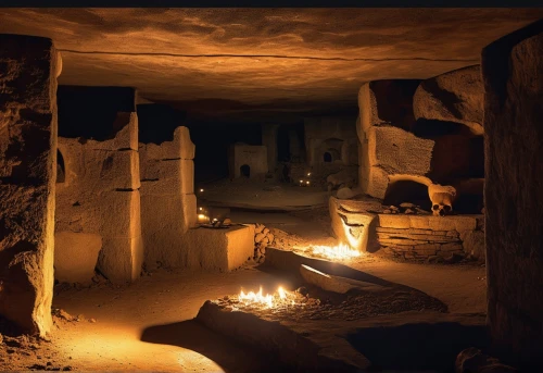 catacombs,anasazi,empty tomb,burial chamber,caravansary,neolithic,tombs,crypt,dead sea scrolls,st catherine's monastery,qumran caves,stone oven,ancient house,cellar,cave church,nativity village,lalibela,royal tombs,excavation site,khufu,Photography,General,Realistic