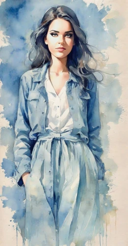 watercolor blue,watercolor women accessory,watercolor painting,fashion illustration,oil painting on canvas,blue painting,watercolor background,watercolor paint,oil painting,watercolor,photo painting,art painting,watercolor paint strokes,girl in a long,mazarine blue,girl in cloth,watercolor pencils,oil on canvas,girl with cloth,fabric painting,Digital Art,Watercolor