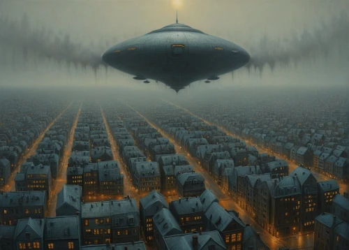 airships,airship,sci fiction illustration,alien invasion,ufos,alien ship,ufo,science fiction,ufo intercept,science-fiction,alien planet,alien world,zeppelins,sci fi,panopticon,sci-fi,sci - fi,futuristic landscape,flying saucer,scifi,Conceptual Art,Daily,Daily 30