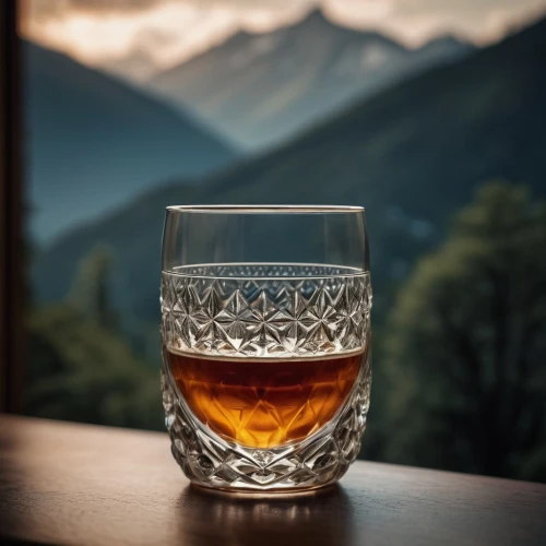 whiskey glass,old fashioned glass,sazerac,blended malt whisky,single malt scotch whisky,canadian whisky,scotch whisky,single malt whisky,a glass of,english whisky,japanese whisky,grain whisky,mountain vesper,rob roy,blended whiskey,an empty glass,drinking glass,negroni,whisky,snifter,Photography,General,Cinematic