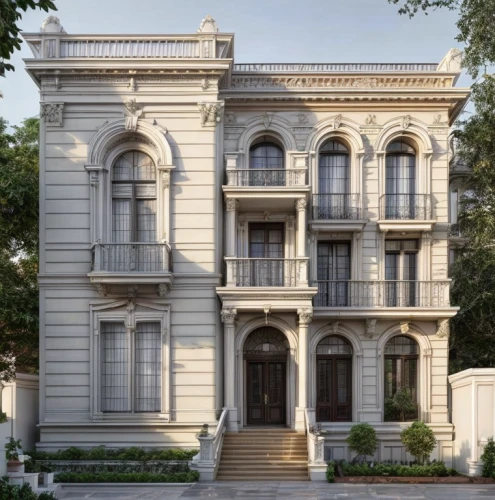 classical architecture,brownstone,house with caryatids,two story house,persian architecture,architectural style,luxury real estate,iranian architecture,victorian,victorian house,model house,neoclassical,garden elevation,facade painting,marble palace,old town house,build by mirza golam pir,henry g marquand house,art nouveau design,gold stucco frame