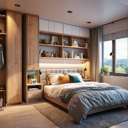 modern room,modern decor,room divider,smart home,penthouse apartment,contemporary decor,great room,bedroom,sleeping room,interior modern design,sky apartment,guest room,smart house,interior design,shared apartment,loft,3d rendering,modern style,interior decoration,canopy bed,Photography,General,Realistic