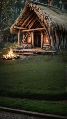 traditional house,polynesian,ancient house,thatch roof,thatched roof,iron age hut,straw hut,hobbiton,thatched cottage,wooden hut,log cabin,wooden house,nativity village,rapanui,wooden sauna,polynesia,log home,miniature house,thatching,huts