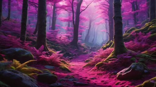 fairy forest,forest floor,purple landscape,forest,forest of dreams,cartoon forest,fairytale forest,the forest,forest path,elven forest,purple wallpaper,forest landscape,forest glade,forest dark,haunted forest,foggy forest,germany forest,forest background,forests,fantasy landscape,Photography,General,Natural