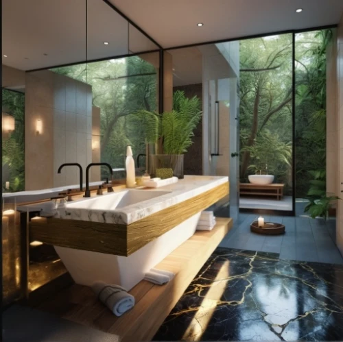 luxury bathroom,modern minimalist bathroom,bathtub,landscape designers sydney,interior modern design,landscape design sydney,shower bar,luxury home interior,tub,bathroom,modern room,shower base,bathtub accessory,bath,modern decor,interior design,baths,spa,washbasin,garden design sydney