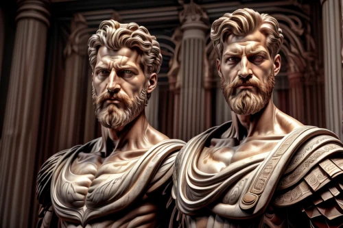 greek gods figures,marcus aurelius,romans,house with caryatids,statues,poseidon god face,rome 2,caesar cut,asclepius,caryatid,bronze figures,sculptures,caesar,julius caesar,thymelicus,roman history,justitia,the sculptures,ancient rome,2nd century