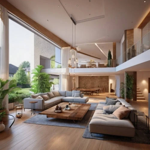 penthouse apartment,modern living room,living room,loft,sky apartment,luxury home interior,livingroom,interior modern design,modern room,apartment lounge,modern decor,home interior,an apartment,3d rendering,smart home,modern house,shared apartment,great room,contemporary decor,interior design