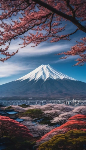 japan landscape,japanese floral background,mount fuji,mt fuji,fuji mountain,fuji,japanese sakura background,japanese mountains,beautiful japan,sakura trees,japan,japanese cherry trees,sakura tree,japanese background,japan's three great night views,sakura blossom,japanese cherry blossoms,volcanic landscape,cherry blossom japanese,takato cherry blossoms,Photography,General,Fantasy