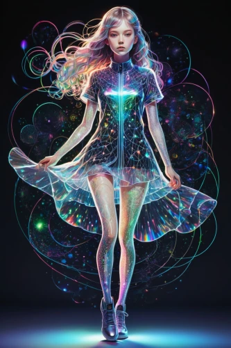 astral traveler,divine healing energy,sci fiction illustration,aura,horoscope libra,fairy galaxy,zodiac sign libra,andromeda,aquarius,mystical portrait of a girl,luminous,prismatic,light space,inner light,fairy dust,faerie,magical,libra,speed of light,prism,Illustration,Abstract Fantasy,Abstract Fantasy 04