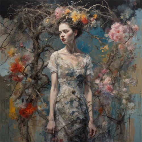 girl in a wreath,girl in flowers,wreath of flowers,han thom,carol m highsmith,carol colman,girl with tree,kahila garland-lily,blooming wreath,girl in the garden,lan thom,janome chow,linden blossom,dry bloom,cloves schwindl inge,mystical portrait of a girl,flower girl,floral wreath,susanne pleshette,with a bouquet of flowers
