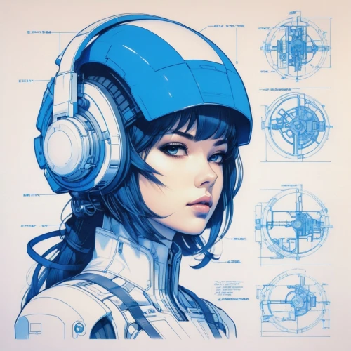 astronaut helmet,vector girl,headset profile,headset,helmet,blueprint,echo,cybernetics,blueprints,cyber,bluetooth icon,vector,casque,robot icon,robotic,astronaut,scifi,respirator,operator,construction helmet,Unique,Design,Blueprint