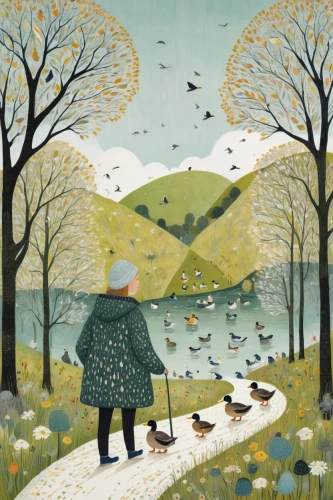 bird migration,flock of birds,flock home,waders,carol colman,starlings,wild geese,early spring,a flock of pigeons,the birds,david bates,jackdaws,birds singing,olle gill,st martin's day goose,autumn walk,autumn idyll,geese,feeding the birds,doves and pigeons,Illustration,American Style,American Style 03