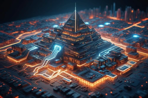 isometric,fantasy city,circuit board,3d render,fractal environment,ancient city,circuitry,3d fantasy,city blocks,smart city,electrical grid,3d rendering,cinema 4d,cyberspace,shanghai,metropolis,electric tower,render,cityscape,cities,Photography,General,Sci-Fi