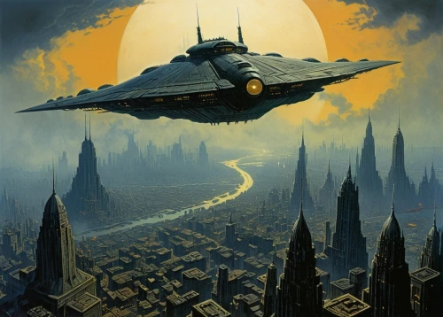 sci fiction illustration,airships,futuristic landscape,sci fi,airship,sci-fi,sci - fi,lockheed sr-71 blackbird,dreadnought,ufo intercept,futuristic architecture,space ships,science fiction,northrop grumman,air ship,spaceplane,alien ship,metropolis,carrack,sky city,Conceptual Art,Daily,Daily 09