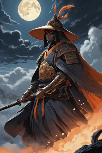 samurai,samurai fighter,yi sun sin,swordsman,shuanghuan noble,wind warrior,lone warrior,heroic fantasy,samurai sword,warlord,emperor,grimm reaper,shinigami,fantasy warrior,the wanderer,xing yi quan,mulan,katana,scythe,mongolian,Illustration,American Style,American Style 13